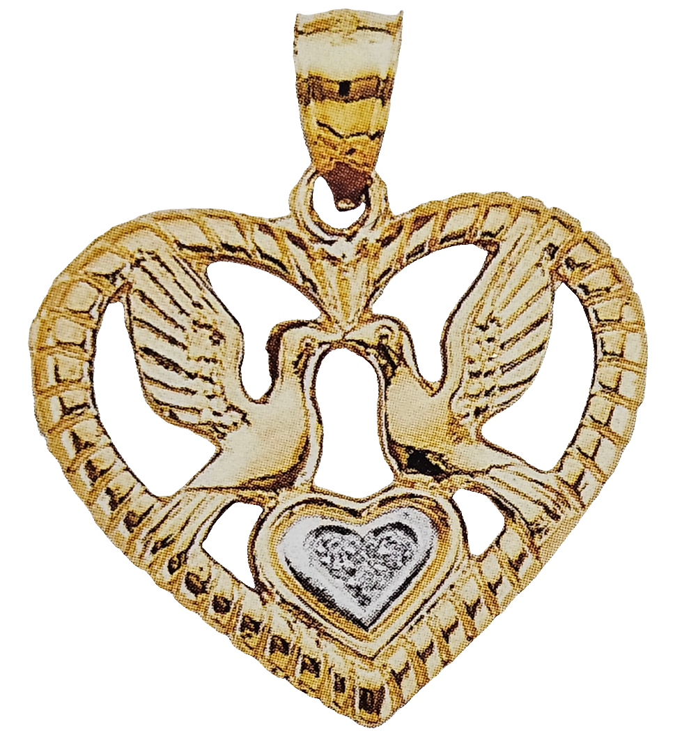 【Hi-CORAZON】PENDURO PIERCE / GOLD Platinum Shape of a Heart - Platinum #3776 Century Collectors