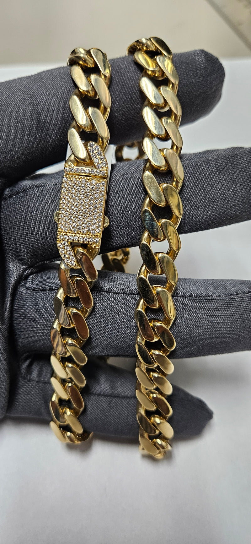 10mmSemi solid cuban link chain