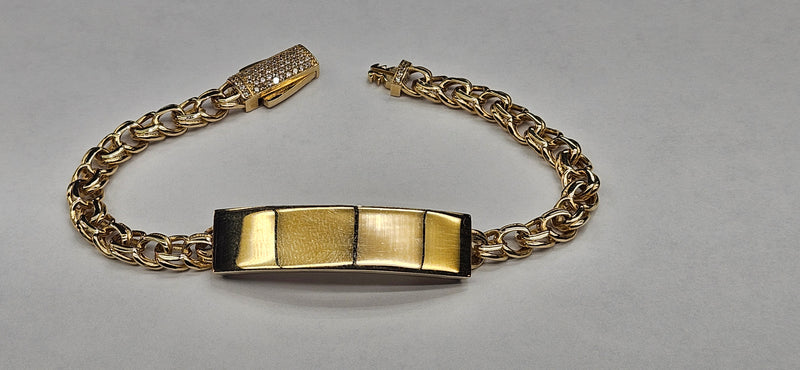 14k chino link womens bracelet