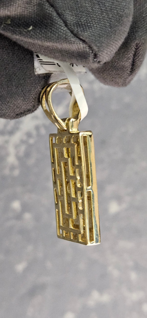 Ace of spades 10k/Natural diamond