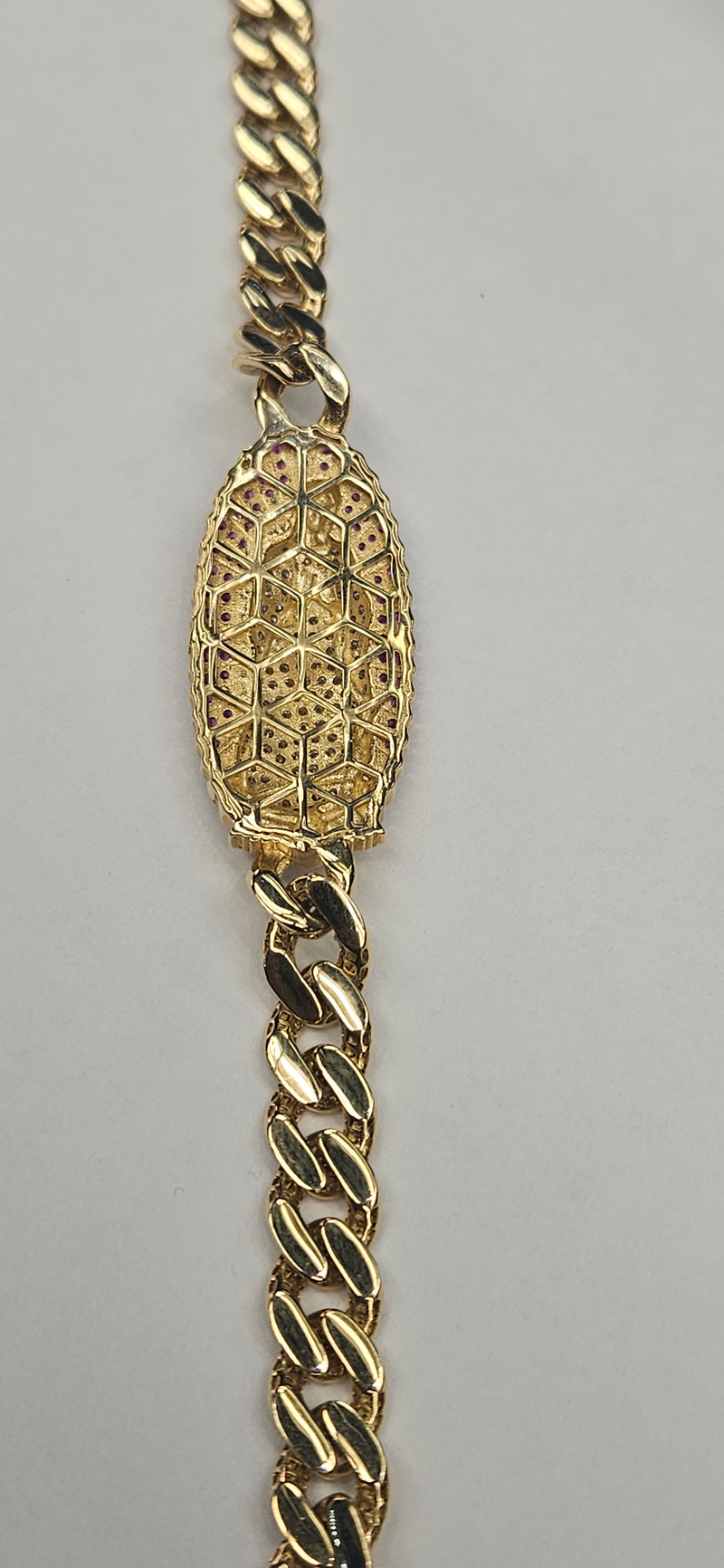 14kt virjen de guadalupe bracelet