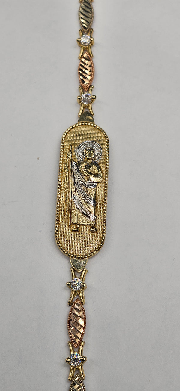 14kt gold sanjudas bracelett