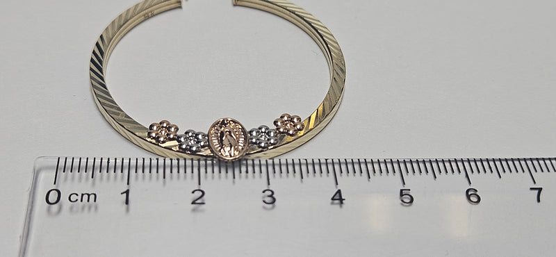 14kt guadalupe hoops