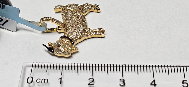 14k GOAT! Natural diamonds 💎