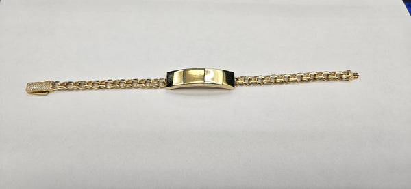 14k chino link womens bracelet