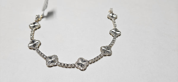 Clover bracelet Natural diamond 💎 10kt