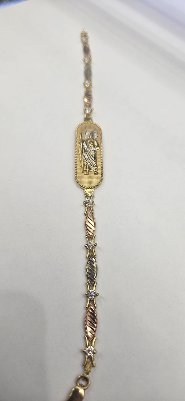 14kt gold sanjudas bracelett