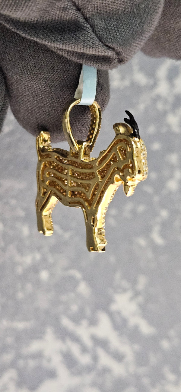14k GOAT! Natural diamonds 💎