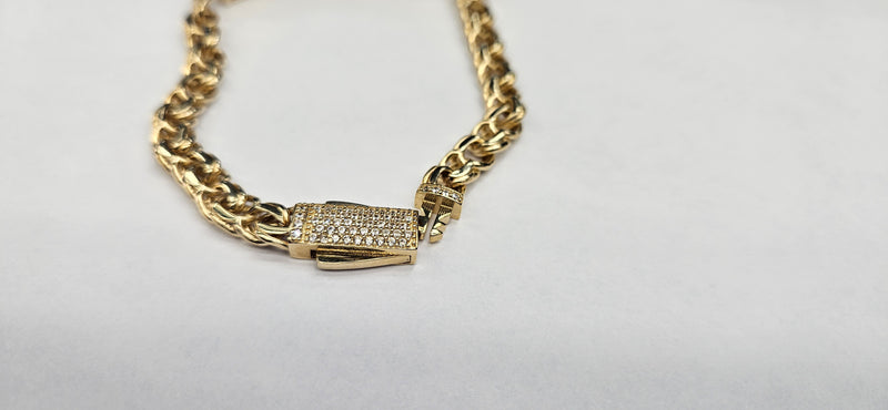 14k chino link womens bracelet