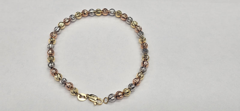 14kt disco ball bracelett