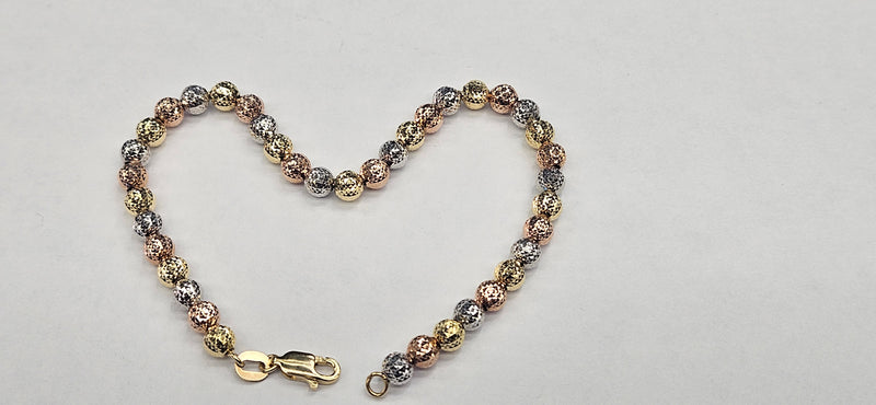14kt disco ball bracelett
